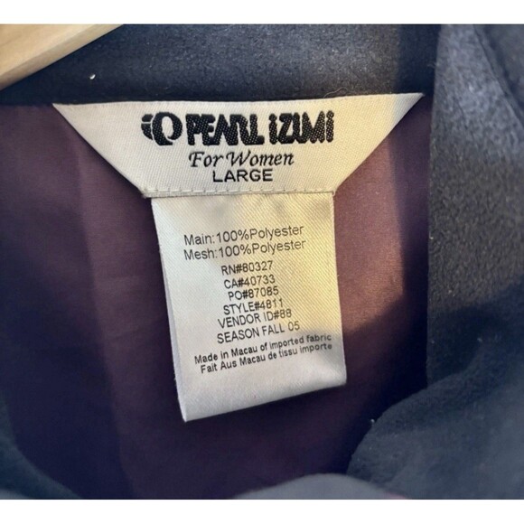 PEARL IZUMI Purple Mesh Back Full Zip Lightweight Cycling Vest Women’s Large - Picture 3 of 9